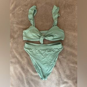 Dippin Daisy’s Green High Waist Swimsuit